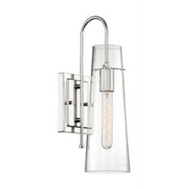 60/6869 Nuvo Lighting Alondra-1 Light Wall Sconce in Traditional Style-4.75 Inches Wide by 17.25 Inches High-Polished Nickel Finish