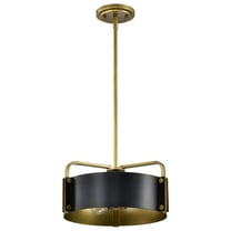60/7842-Nuvo Lighting-Altos - 3 Light Small Pendant-6.25 Inches Tall and 14 Inches Wide-Matte Black Finish