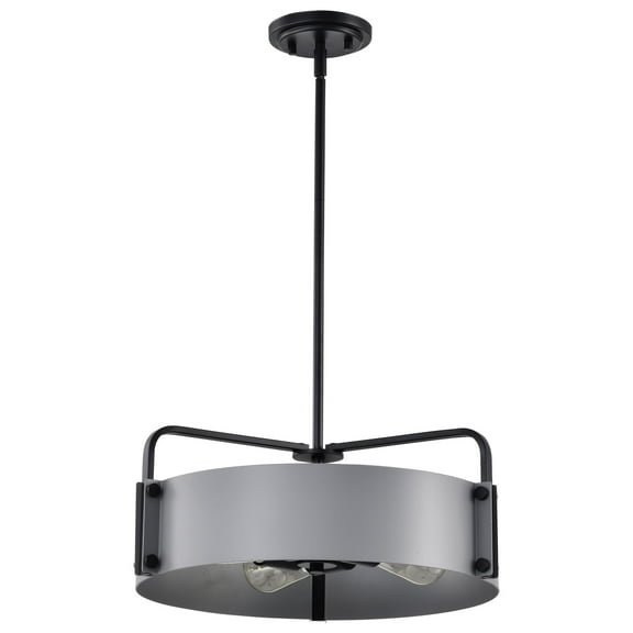 Nuvo Lighting Altos 4 Light Medium Pendant - Gray and Matte Black Finish