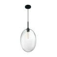 thumbnail image 1 of 60/7028-Nuvo Lighting-Aria-1 Light Large Pendant in Transitional Style-11.63 Inches Wide by 23.25 Inches High-Matte Black Finish    -Traditional, 1 of 2