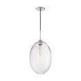 thumbnail image 1 of 60/7038-Nuvo Lighting-Aria-1 Light Large Pendant in Transitional Style-11.63 Inches Wide by 23.25 Inches High-Polished Nickel Finish    -Traditional, 1 of 4