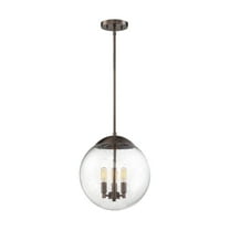 60/6741-Nuvo Lighting-Ariel-3 Light Pendant-13 Inches Wide by 14.38 Inches High-Antique Copper Finish