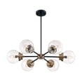 thumbnail image 1 of Nuvo Lighting - Axis-6 Light Chandelier in Industrial Style-29.63 Inches Wide by, 1 of 5