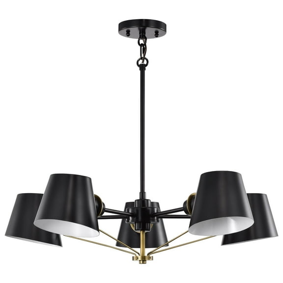 60/7385 Nuvo Lighting Baxter - 5 Light Chandelier In Impressionable Style-7 Inches Tall and 28 Inches Wide     -Traditional Installation