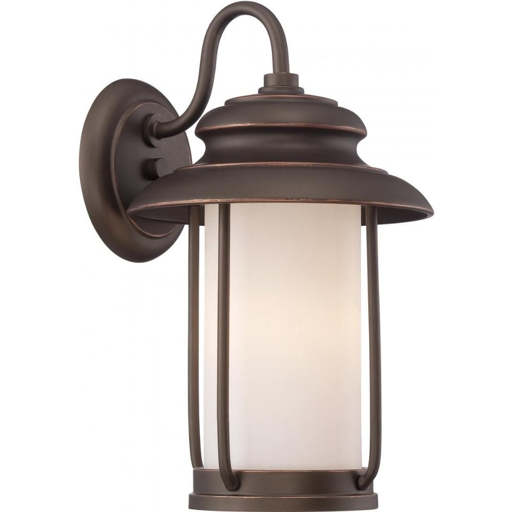 Bethany Vintage Nautical 14.5" Mahogany Bronze LED Sconce