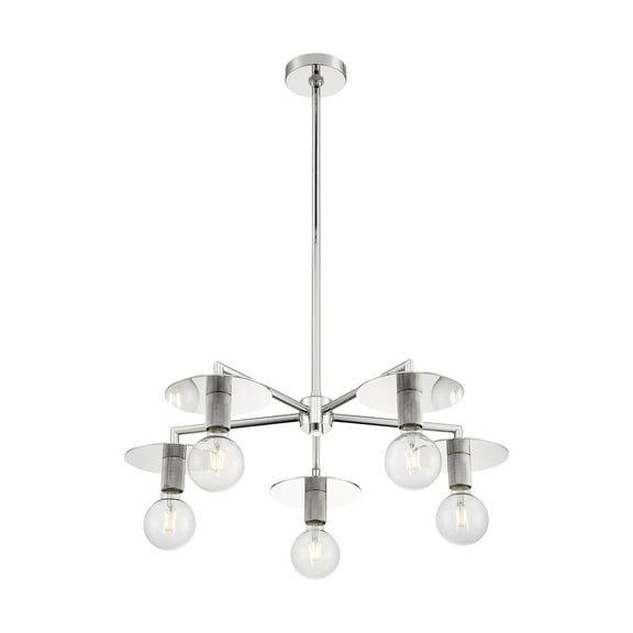 Nuvo Lighting - Bizet-5 Light Chandelier in Traditional Style-28 Inches Wide by