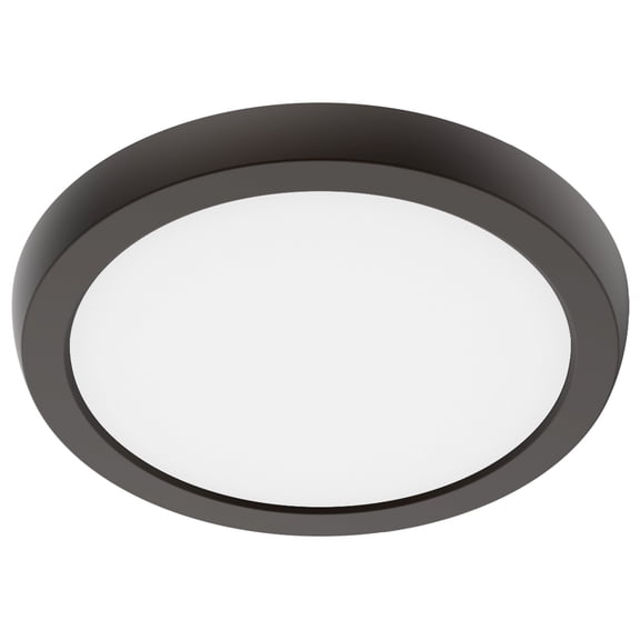 Blink Performer - Light Bronze / Dark Brown Utilitarian LED Aluminum Flush Mount Light