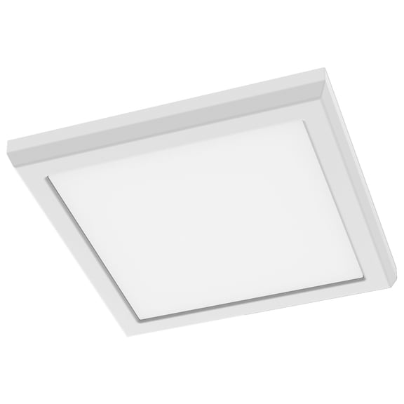 Blink Performer - Light White Utilitarian LED Aluminum Flush Mount Light