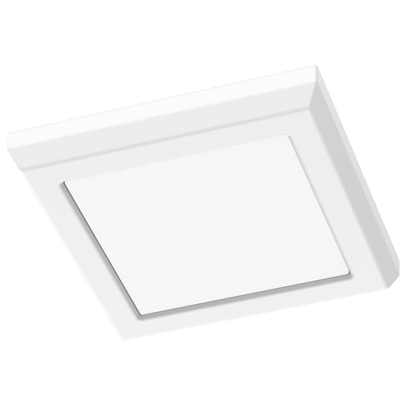 Blink Performer - Light White Utilitarian LED Aluminum Flush Mount Light