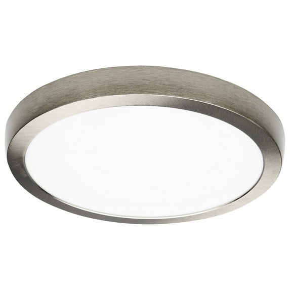 Blink Pro+ - Light Brushed Nickel/Silver Contemporary Aluminum Flush Mount Light