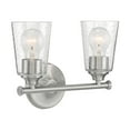 thumbnail image 1 of Nuvo Lighting - Bransel-2 Light Bath Vanity in Transitional Style-12 Inches Wide, 1 of 3