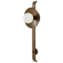 60/7742 Nuvo Lighting Colby - 1 Light Wall Sconce-24 Inches Tall and 8.13 Inches Wide-Natural Brass Finish