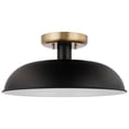 thumbnail image 1 of Nuvo Lighting - Colony - 1 Light Small Semi-Flush Mount In Mid-Century Modern, 1 of 5