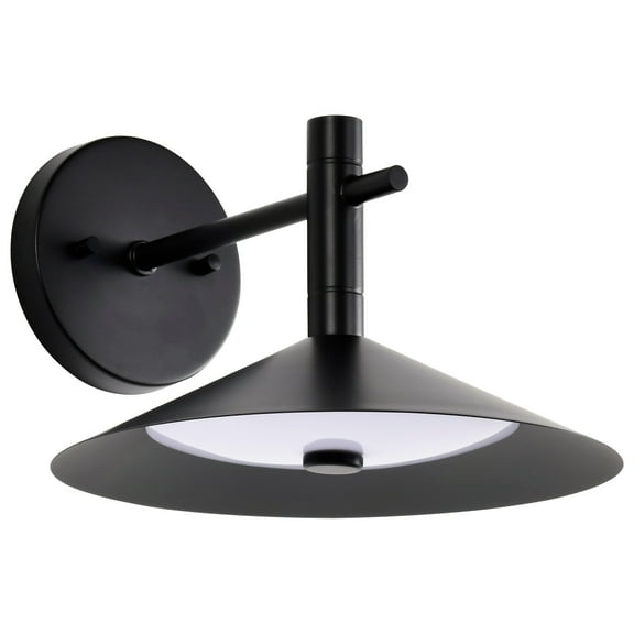 Nuvo Lighting Corrine 10 Inch LED Wall Sconce Matte Black 3K/4K/5K CCT Selectable
