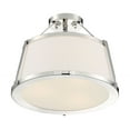 thumbnail image 1 of Nuvo Lighting - Cutty-3 Light Semi-Flush Mount in Modern/Contemporary Style-15.5, 1 of 2