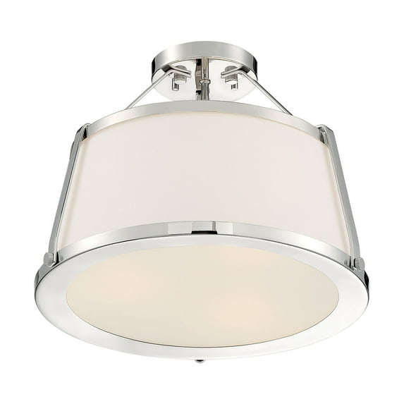 Nuvo Lighting - Cutty-3 Light Semi-Flush Mount in Modern/Contemporary Style-15.5