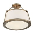thumbnail image 1 of Nuvo Lighting - Cutty-3 Light Semi-Flush Mount in Modern/Contemporary Style-15.5, 1 of 2