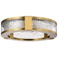 thumbnail image 1 of Nuvo Lighting Darrow - 13 Inch LED Flush Mount - Vintage Brass - Acrylic Panels - Vintage Brass, 1 of 5