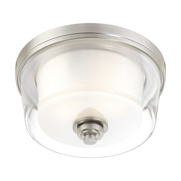60/4651 Nuvo Lighting Decker-Two Light Medium Flush Mount-13 Inches Wide by 7 Inches High
