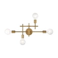 thumbnail image 1 of Delphi 4 - Light Aged Gold Gold Contemporary Wall Sconce, 1 of 11