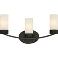 thumbnail image 1 of Denver 3 - Light Mahogany Bronze / Dark Brown Wall Sconce, 1 of 2