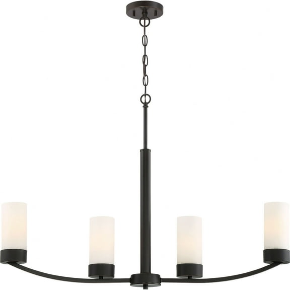 60/6328-Nuvo Lighting-Denver-Four Light Island-3.63 Inches Wide by 17.5 Inches High-Mahogany Bronze Finish