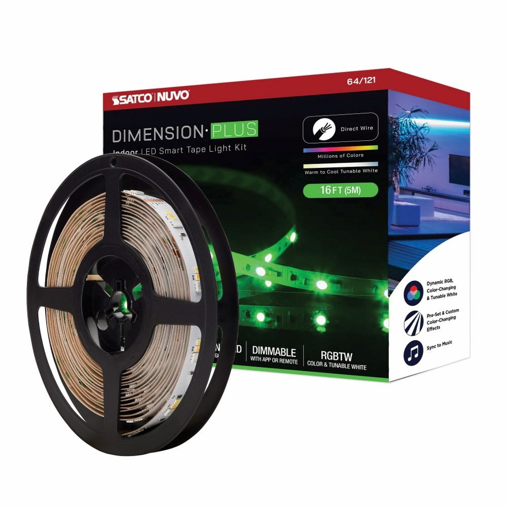 Dimension Plus 16' White Color-Changing LED Tape Light