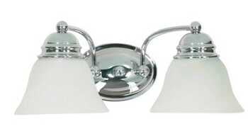 Empire Chrome 2-Light Vanity Fixture