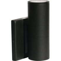 62/1138 Nuvo Lighting Stix-10W 1 LED Small Up or Down Outdoor Wall Lantern in Utility Style-5 Inches Wide by 6.75 Inches High-Black Finish