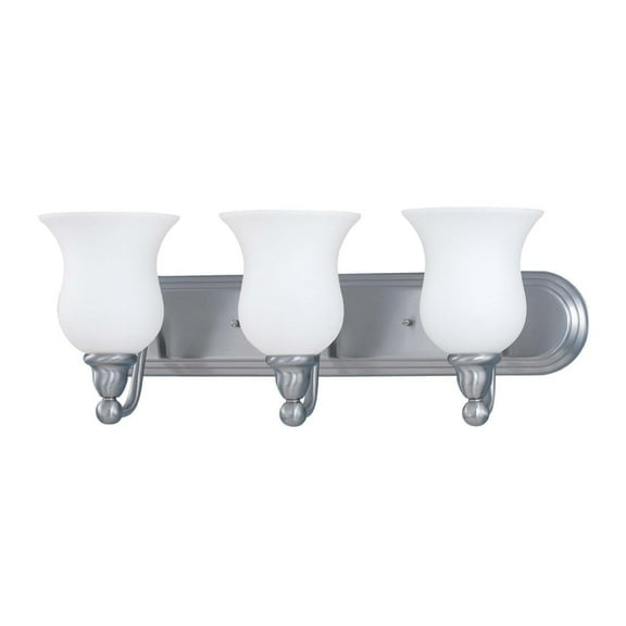 Nuvo Lighting Glenwood Energy Star Brushed Nickel 3-Light Vanity Fixture