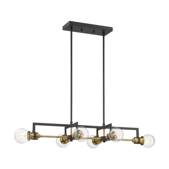 Nuvo Lighting - Intention-6 Light Island-11.5 Inches Wide by 5.5 Inches High