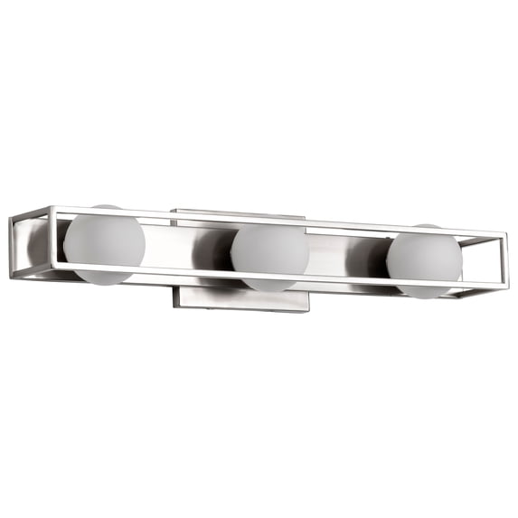 Nuvo Lighting Jenkins 24 Inch 3 Light LED Vanity Brushed Nickel with Frosted Glass - Brushed Nickel