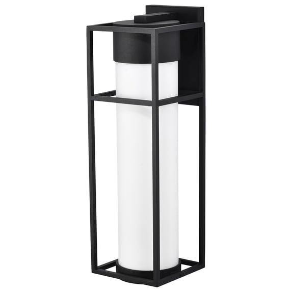Nuvo Lighting - Ledges - 10W LED Outdoor Large Wall Lantern In Modern Style-22.5