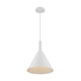 thumbnail image 1 of 60/7138-Nuvo Lighting-Lightcap-1 Light Large Pendant in Mid-Century Modern Style-12 Inches Wide by 14.5 Inches High-Matte White Finish    -Traditional, 1 of 9