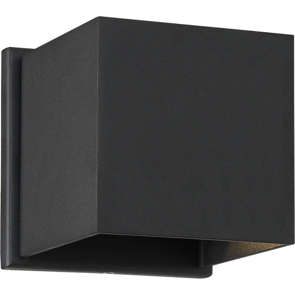 Black Dimmable LED Outdoor Wall Sconce