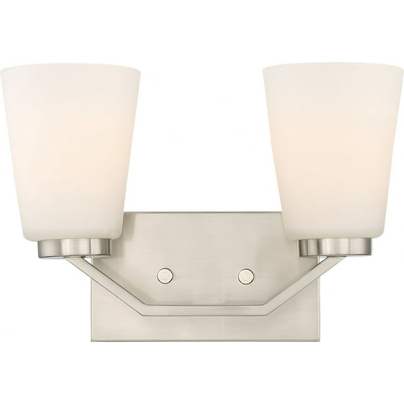 Nuvo Lighting - Nome-Two Light Bath Vantity-13.5 Inches Wide by 9.25 Inches