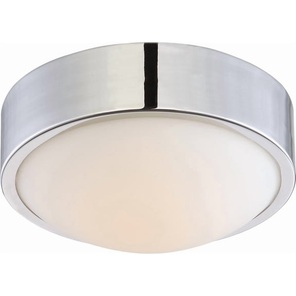 Nuvo Lighting Nuvo 62/771 LED Flush Mount, 9 inch, Polished Nickel