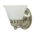 thumbnail image 1 of Nuvo 60-340 - Empire - 1 Light - 7" - Vanity - w/ Alabaster Glass Bell Shades, 1 of 2