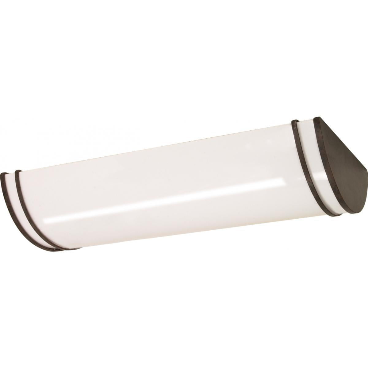 Bronze Glass 25" Indoor/Outdoor Flush Mount Light