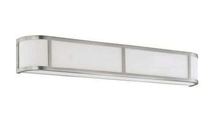 Brushed Nickel 32" Rectangular Wall Sconce