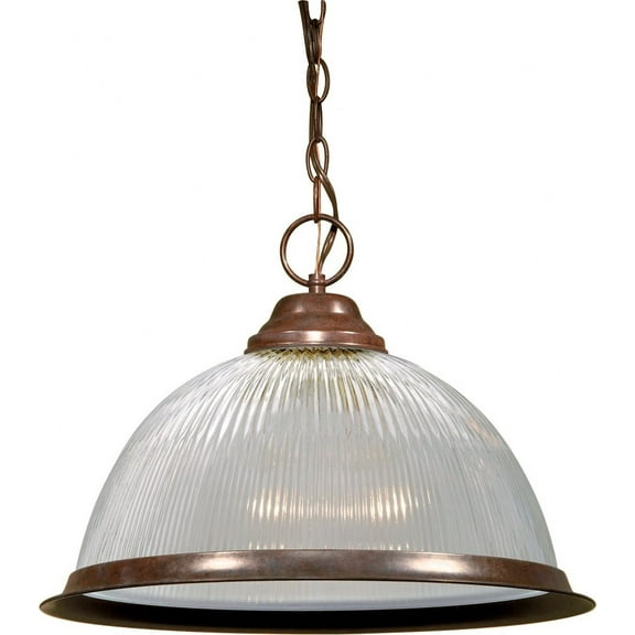 1 - Light Old Bronze Dark Brown Pendant Light