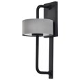 thumbnail image 1 of Nuvo Lighting Overtop 10W LED Large Wall Lantern Matte Black & Silver, 1 of 5