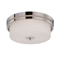 Nuvo Lighting Nuvo Parallel 3 Light Flush Mount Silver