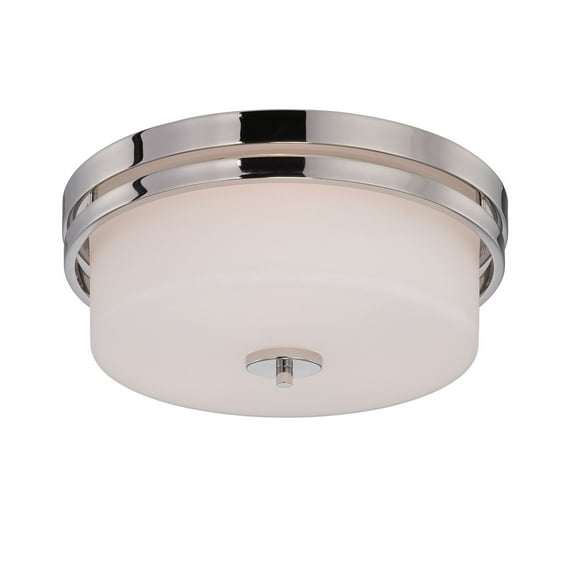 Nuvo Lighting Nuvo Parallel 3 Light Flush Mount Silver