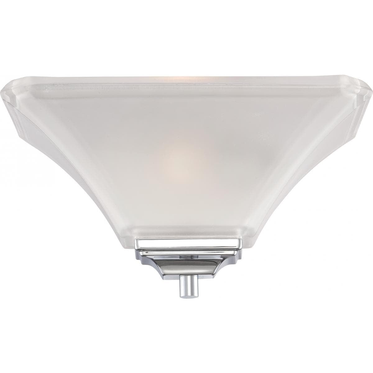 Parker Polished Chrome 13'' Bell Shaped Flush Mount Sconce