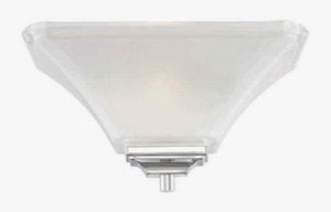 Parker Polished Chrome 13'' Bell Shaped Flush Mount Sconce