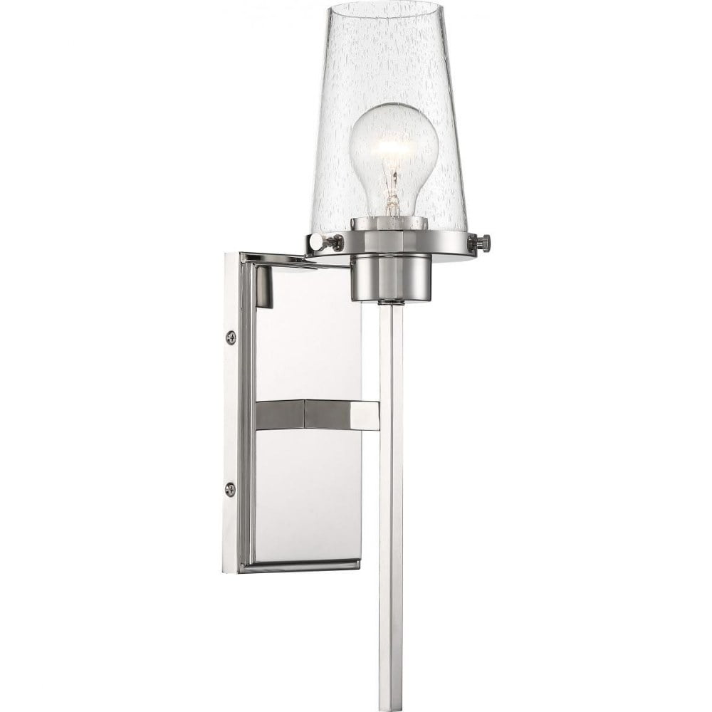 Rector Polished Nickel 18" Modern Cone Wall Sconce