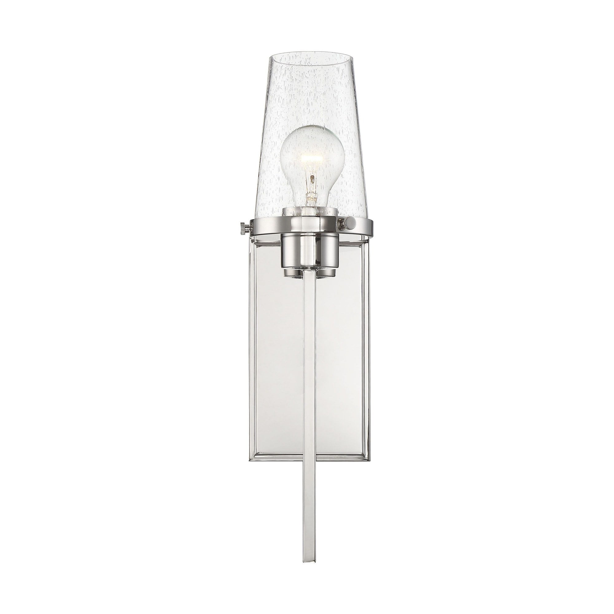 Rector Polished Nickel 18" Modern Cone Wall Sconce