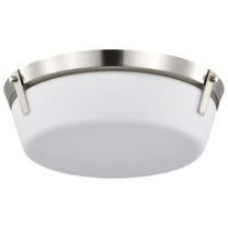 60/7760-Nuvo Lighting-Rowen - 3 Light Flush Mount In Traditional Style-4.5 Inches Tall and 14.63 Inches Wide-Brushed Nickel Finish