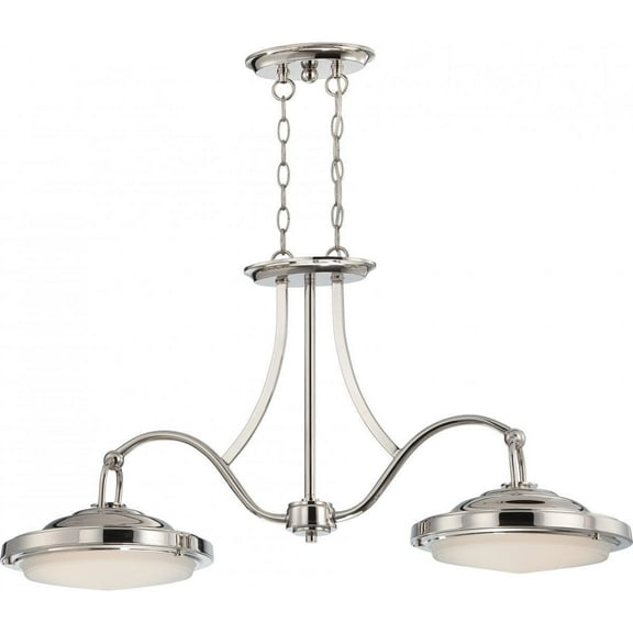 Nuvo Lighting Sawyer LED Island Pendant Light - Length 35.00", Width 11.75", Height 18.25"